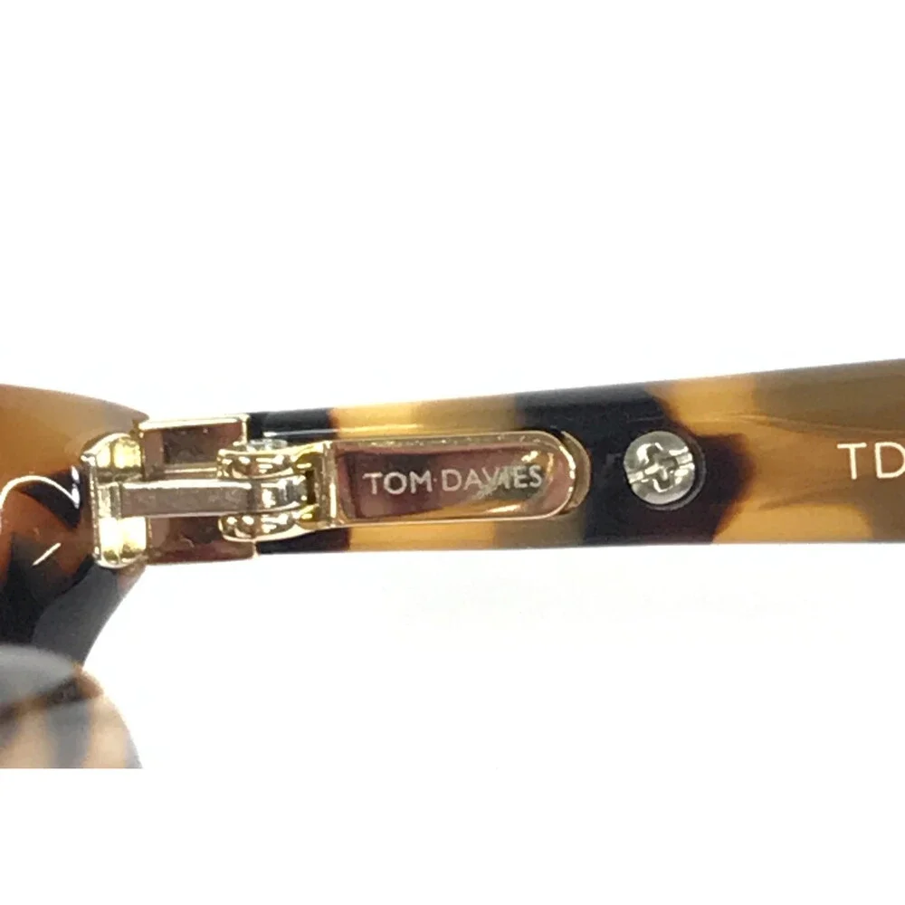 Tom Davies Eyeglasses Frames TD732 Col. 1835 Tortoise Cat Eye Full Rim 53-15-140